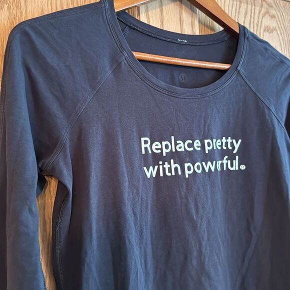LULULEMON Replace Pretty With Powerful Long Sleeve Tee - Picture 9 of 11